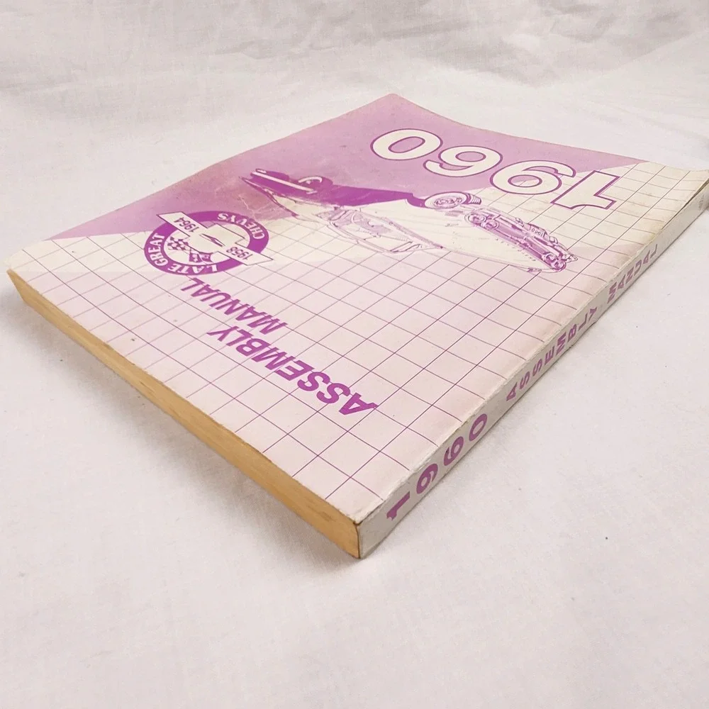 Late Great Chevys 1960 Assembly Manual Vintage Automotive Shop Garage Reprint